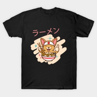 Japanese ramen kawaii noodles T-Shirt